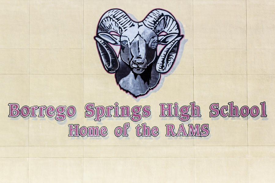 Borrego Springs High School Digital Art by Photographic Art by Russel Ray Photos