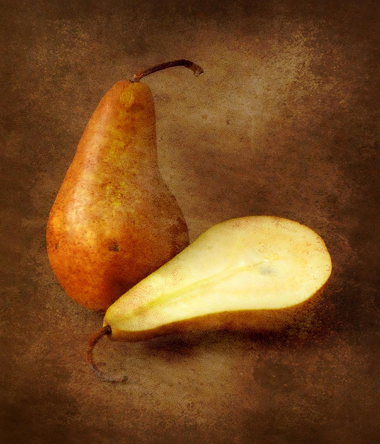 Bosc Pears Textured Photograph by Dianne Sherrill - Fine Art America