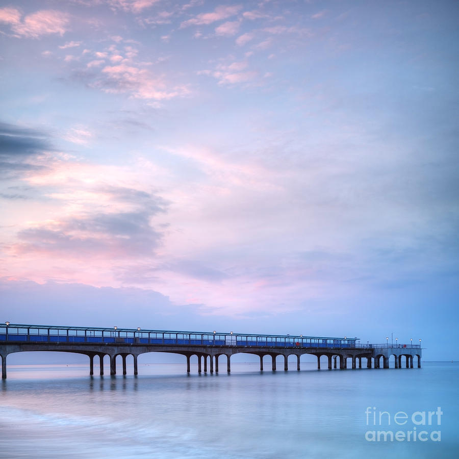 Pier at Twilight Bournemouth Photograph by Colin and Linda McKie
