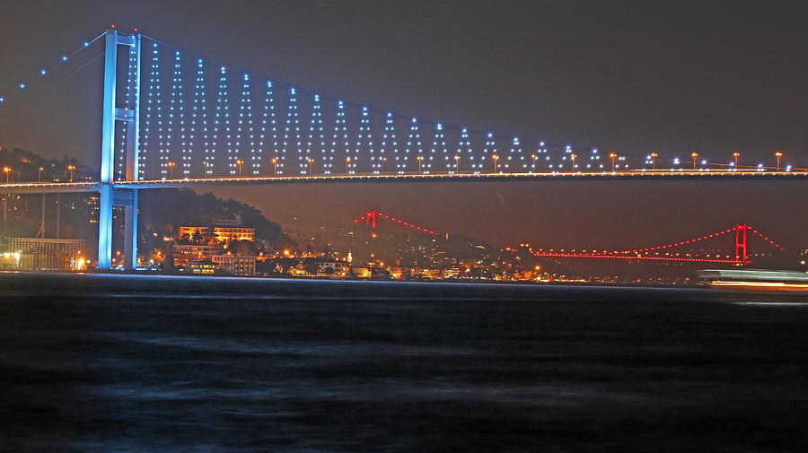 Turkey Photograph - Bosphorus Bridge by Recep Suha Selcuk
