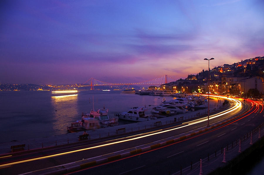 Sunset Photograph - Bosphorus by Ugur Ugurlu