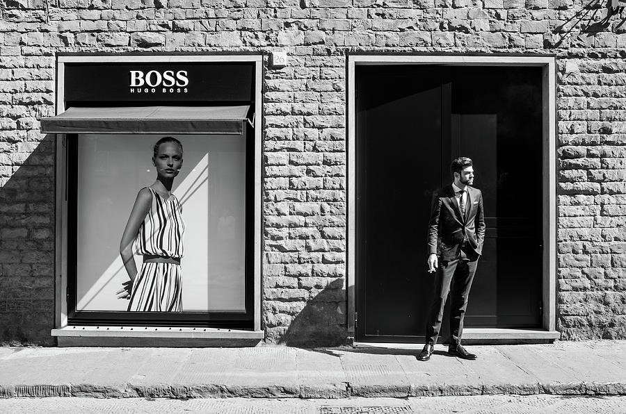 Black And White Photograph - Boss by Alexandru Visan