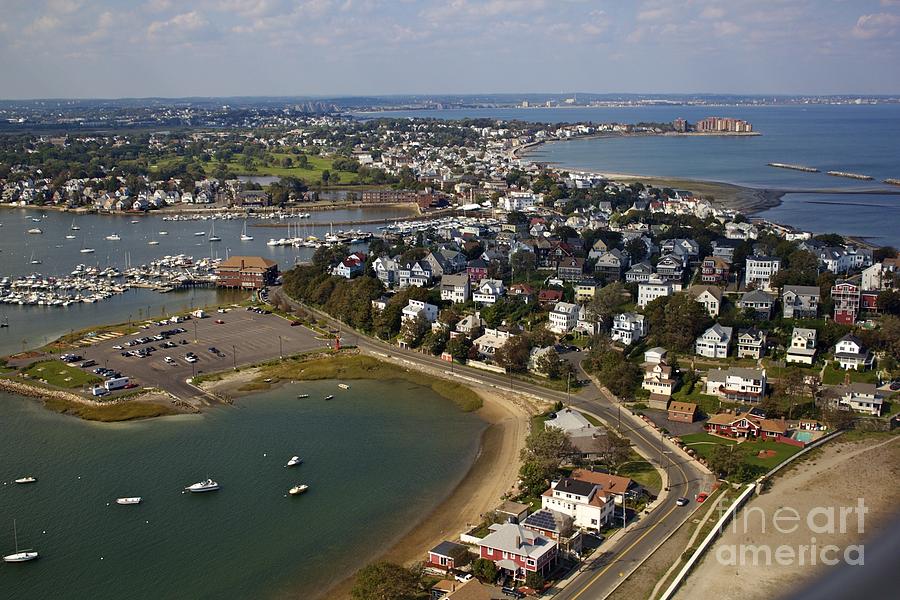 Boston Aerial View Photograph