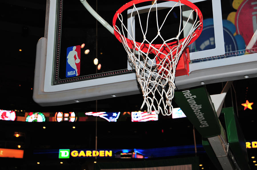 Boston Celtics Basket Photograph by Mike Martin
