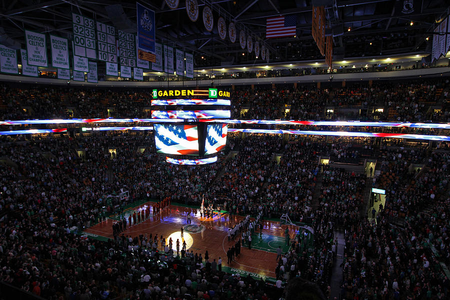 Boston Celtics Under The Star Spangled Banner Photograph by Juergen Roth
