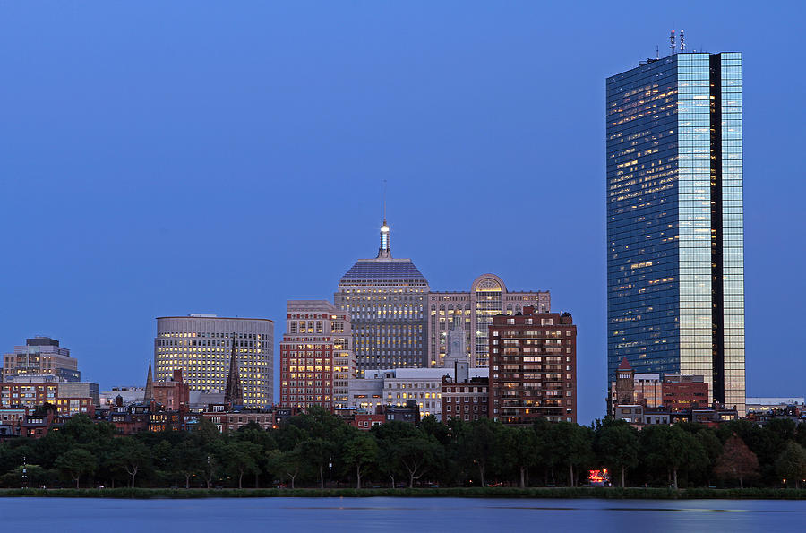 Boston Photograph - Boston Charles River Skyline by Juergen Roth