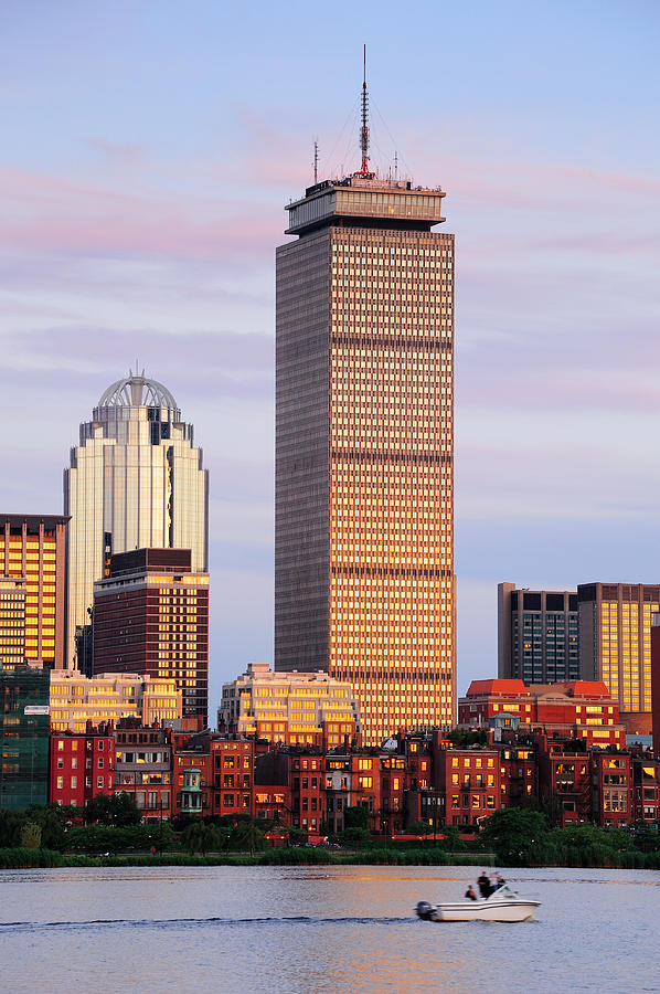 Boston city skyline  Photograph by Songquan Deng