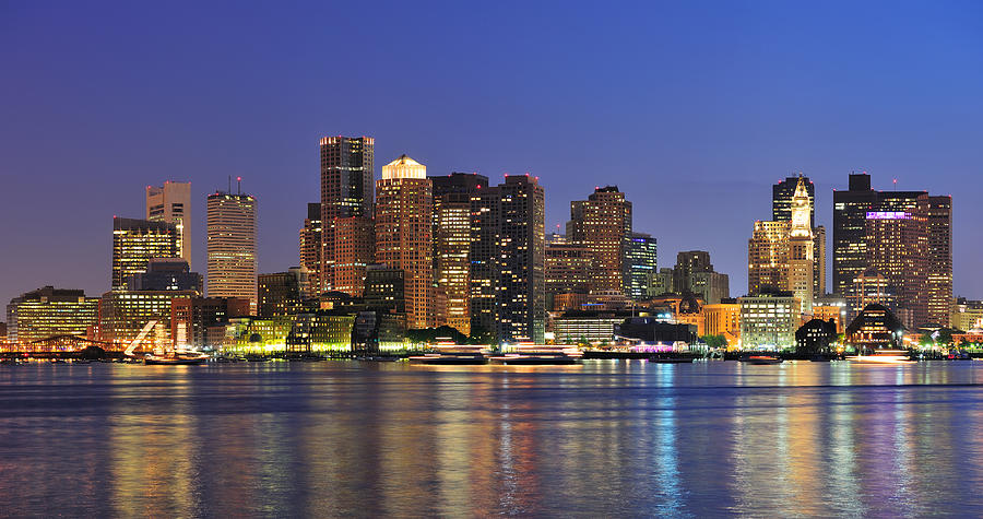 Boston city Photograph by Songquan Deng