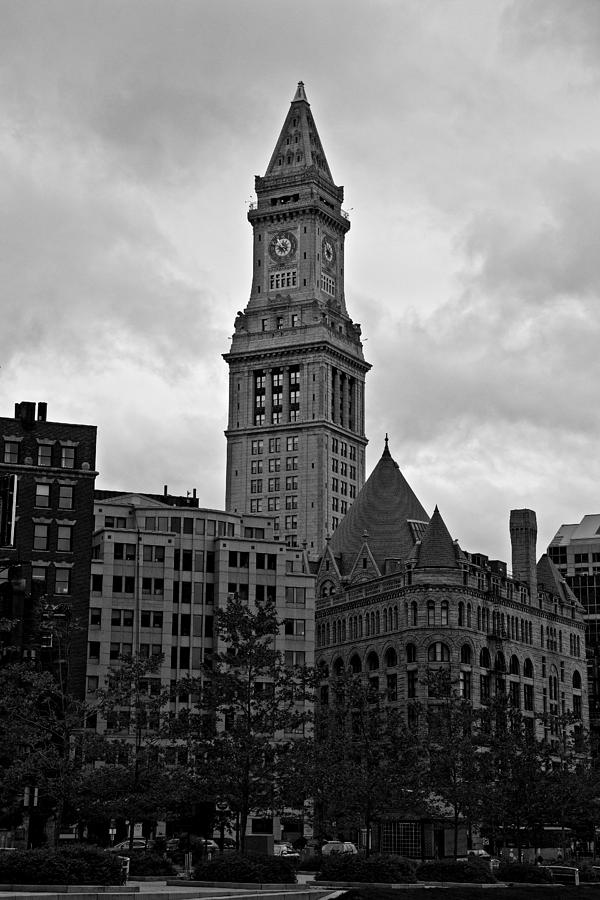 Boston Clock Tower Photograph by John Hoey