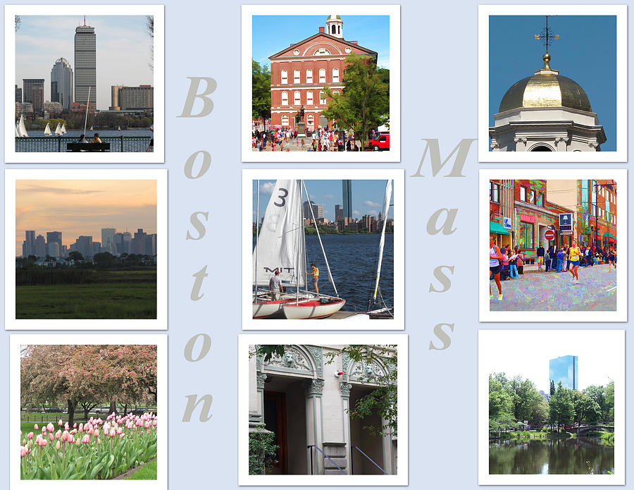Boston Collage Photograph by Barbara McDevitt