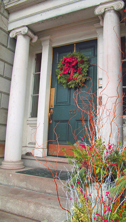 Boston Photograph - Boston Doorway Two by Barbara McDevitt