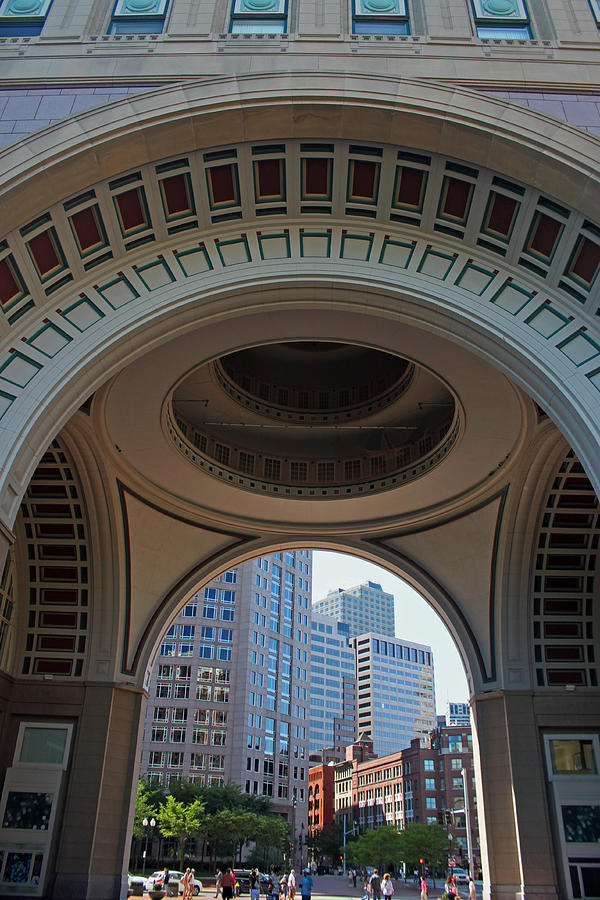 Boston Downtown Series V - 30 Rowes Wharf Photograph by Suzanne Gaff