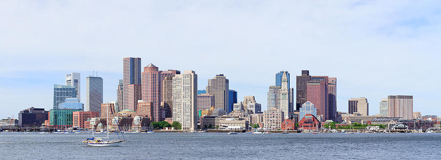 Boston downtown Photograph by Songquan Deng