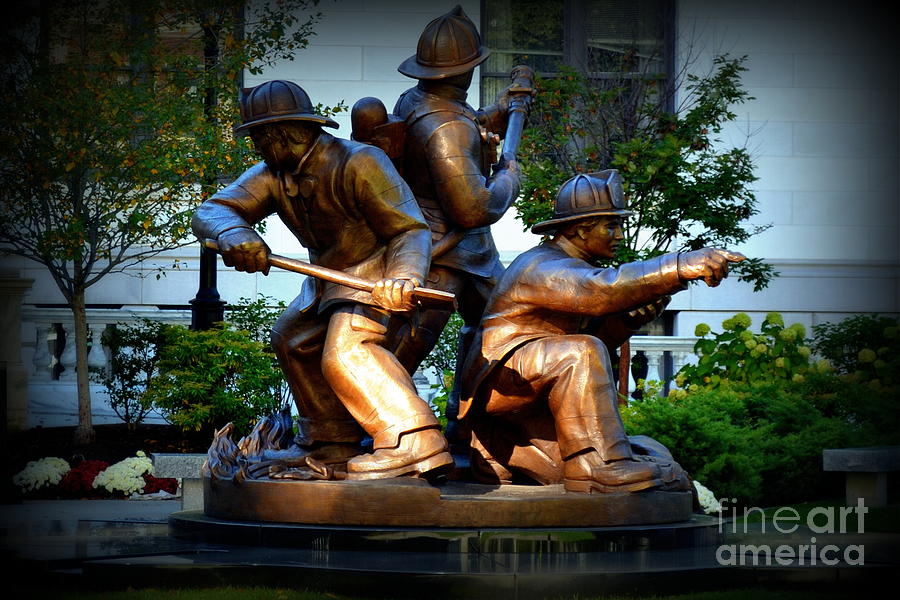 Boston Fallen Firefighter Memorial Photograph by Kevin Fortier