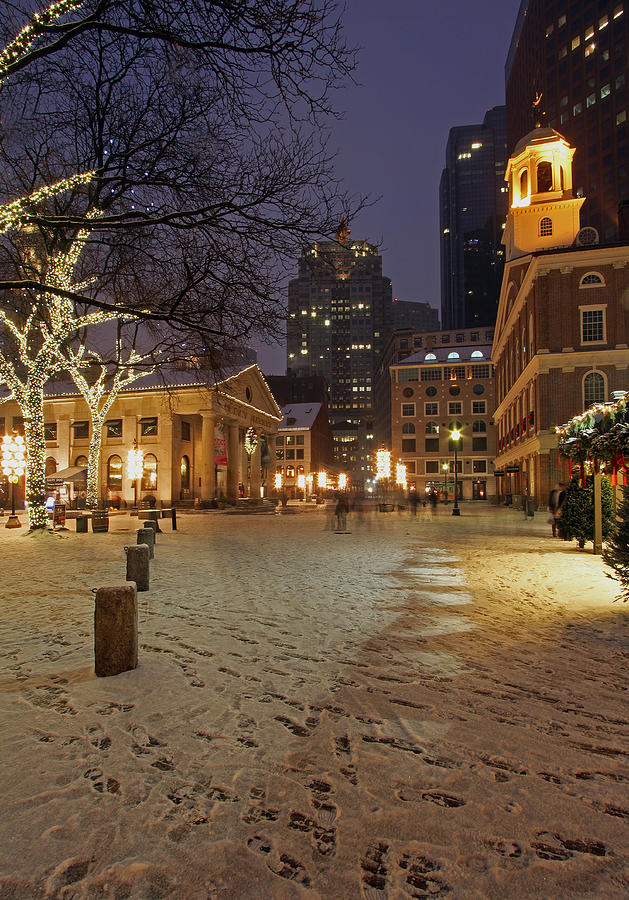 Boston Faneuil Hall and Quincy Market Photograph by Juergen Roth