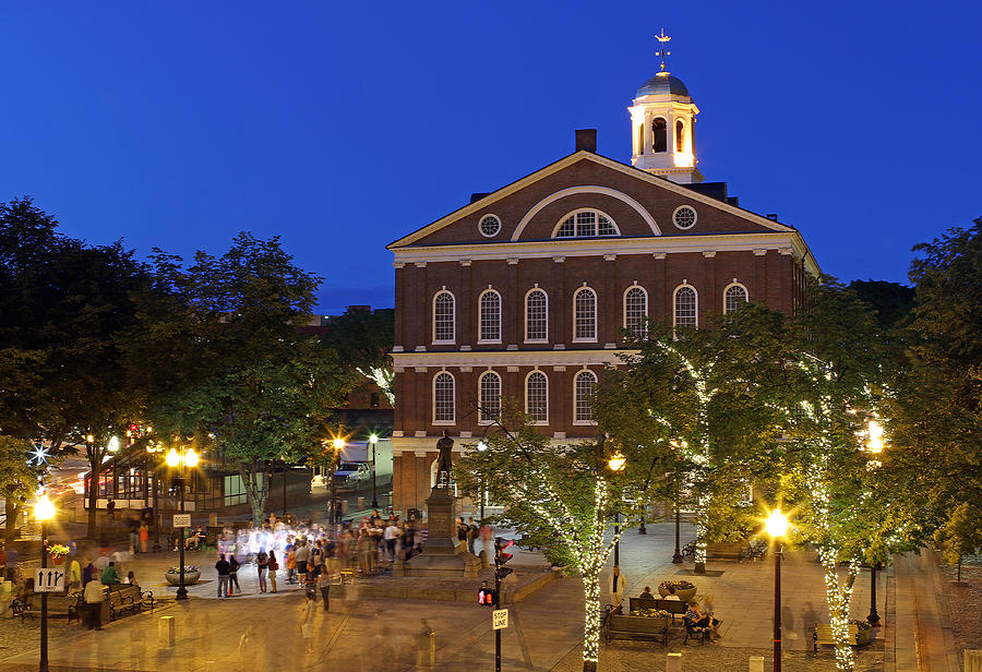 Boston Photograph - Boston Faneuil Hall by Juergen Roth