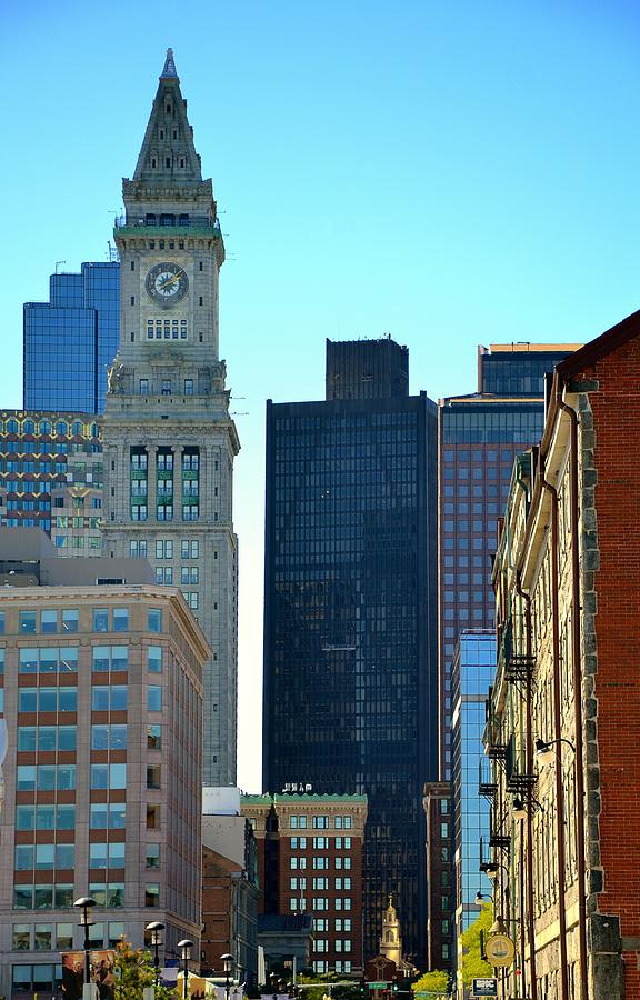 Boston Financial District Photograph by Corinne Rhode