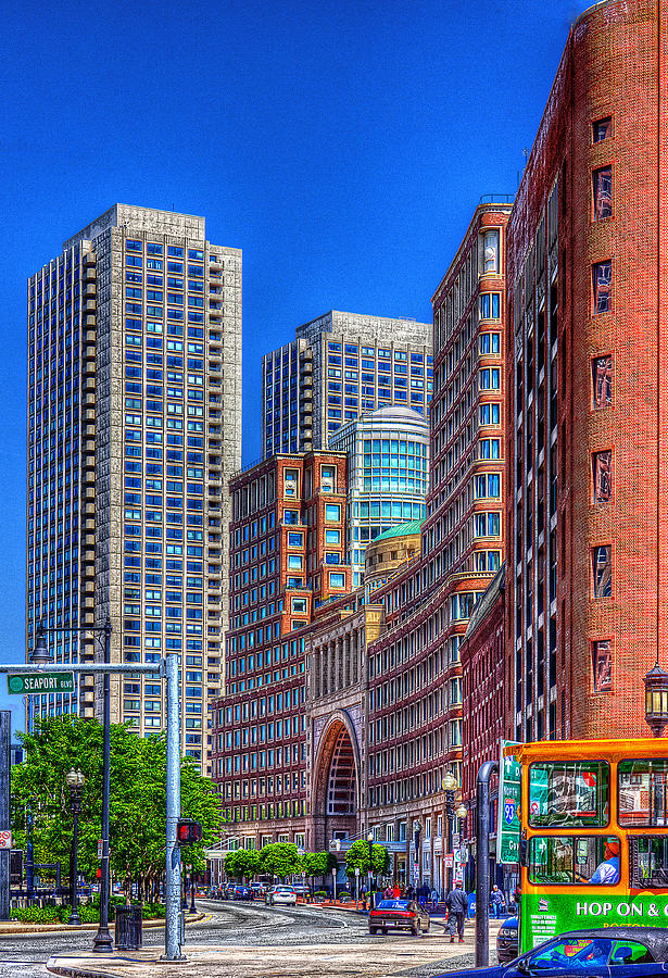 Boston Financial District Photograph by Rick Mosher