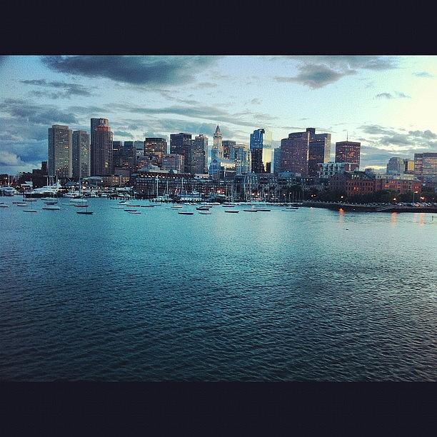 Boston From A Boat Photograph by Corey Sheehan | Fine Art America