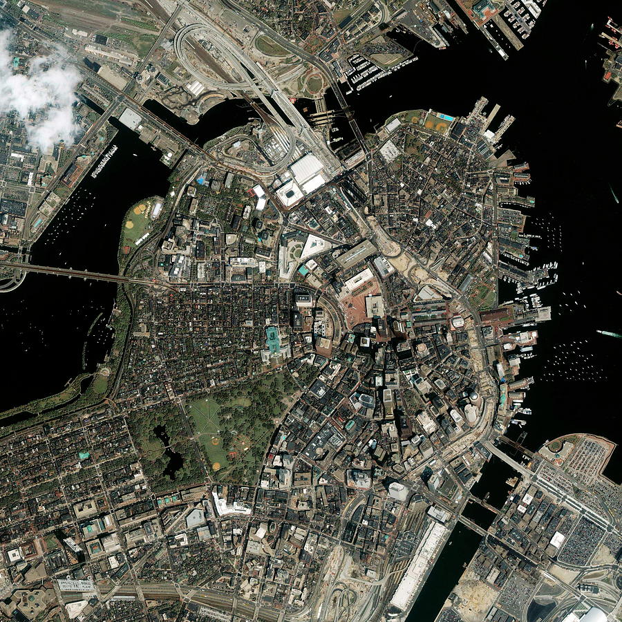 Boston Photograph by Geoeye/science Photo Library