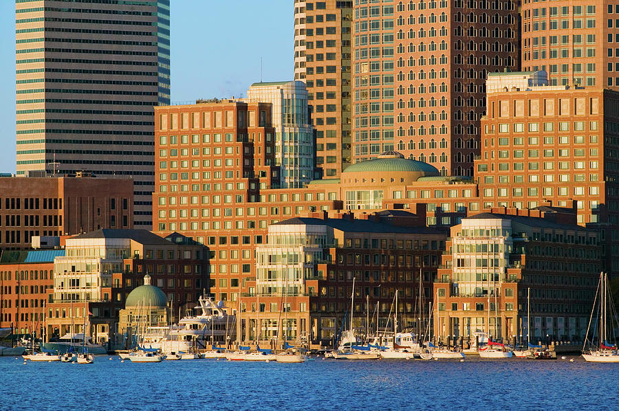 Boston Harbor And The Boston Skyline Photograph by Panoramic Images