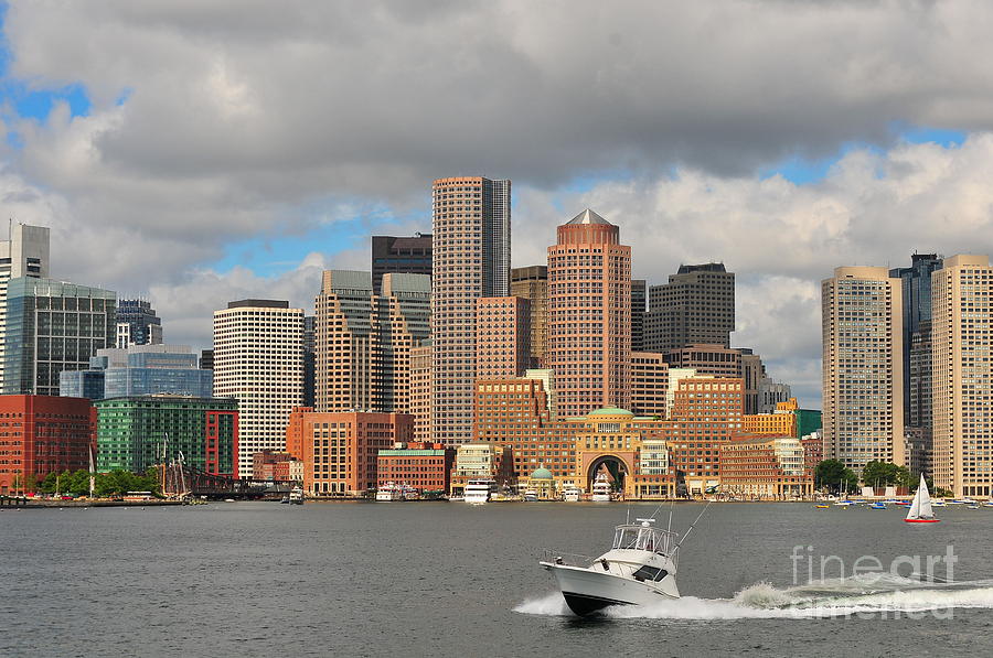 Boston Harbor  Photograph by Catherine Reusch Daley