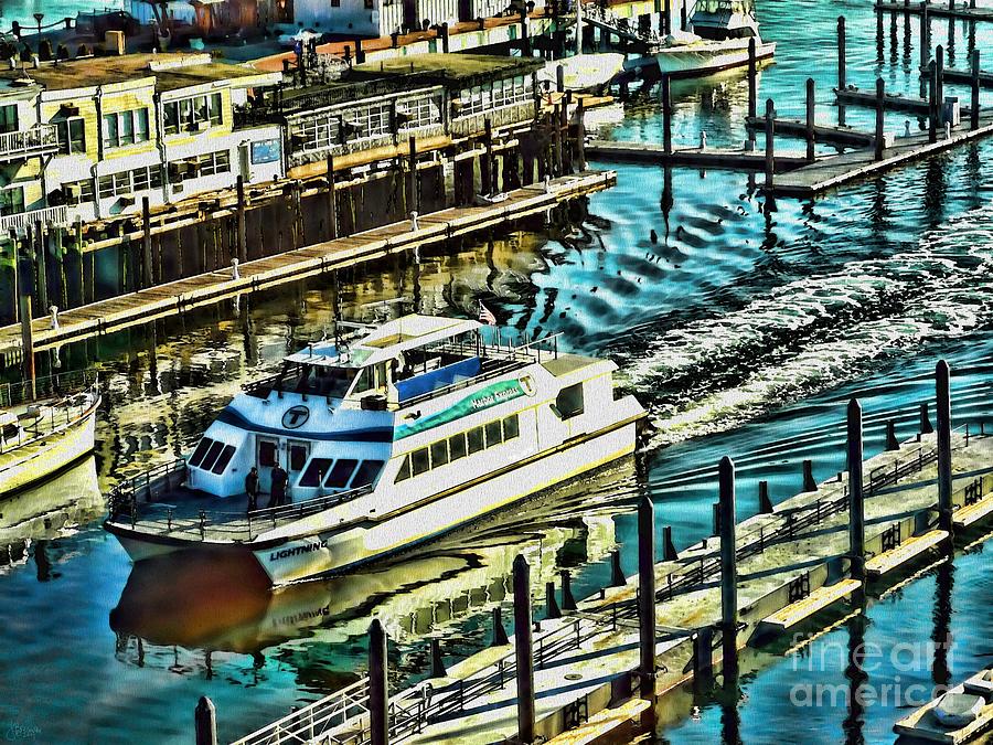 Boston Harbor Express Photograph by Jeff Breiman