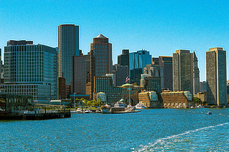Boston Harbor Photograph by James  Meyer