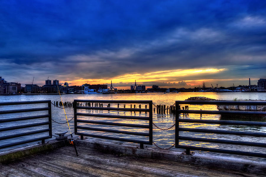 Boston Harbor Sunset 3 Photograph by Joann Vitali