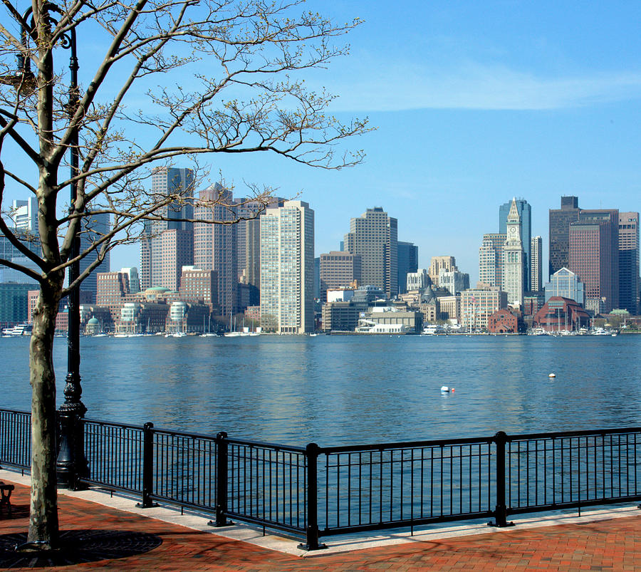 Boston Harbor View Photograph by Caroline Stella