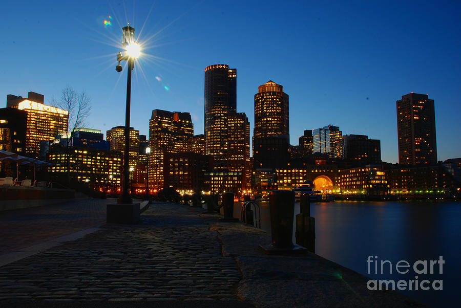 Boston Harbour Photograph by Richard Gibb