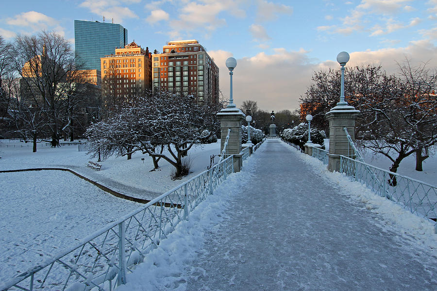 Boston in Winter Photograph by Juergen Roth