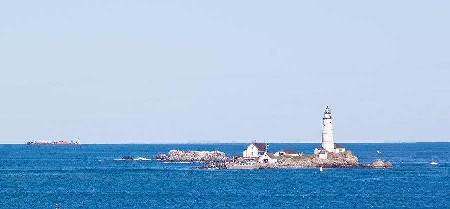Boston Lighthouse Photograph by Georgia Clare