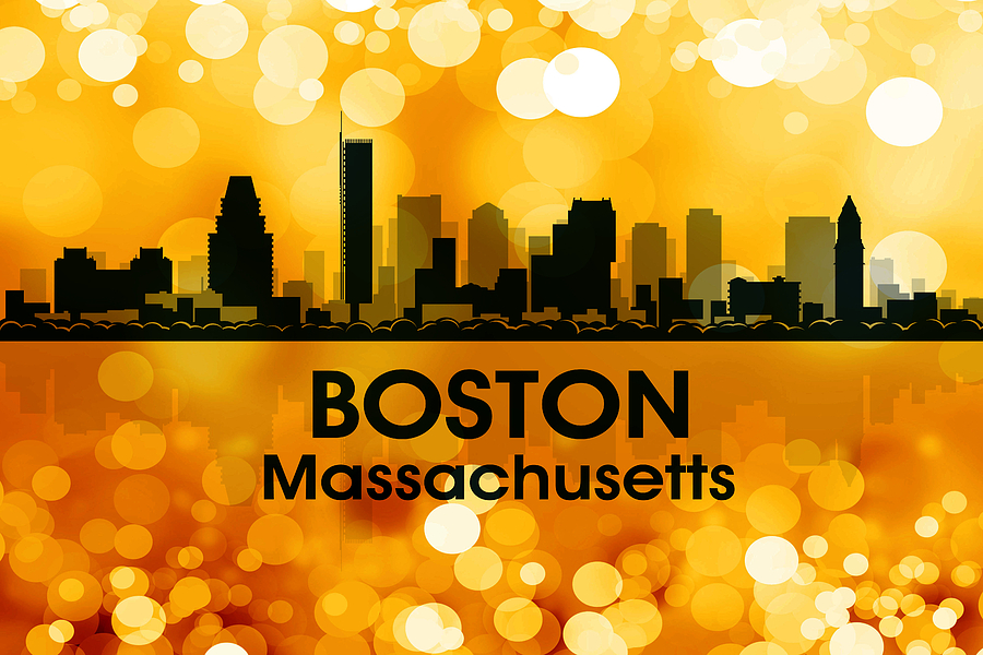 Boston MA 3 Mixed Media by Angelina Tamez