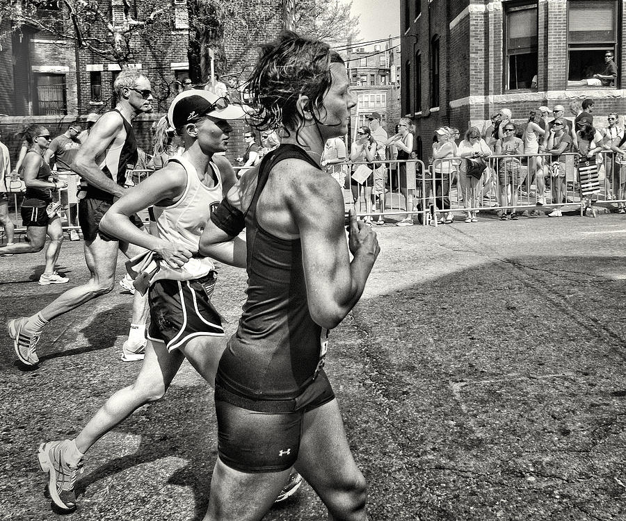 Boston Marathon  Photograph by Paul Schreiber