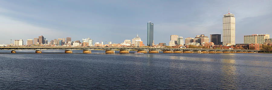 Boston Mass Ave Bridge Panorama Photograph by Toby McGuire