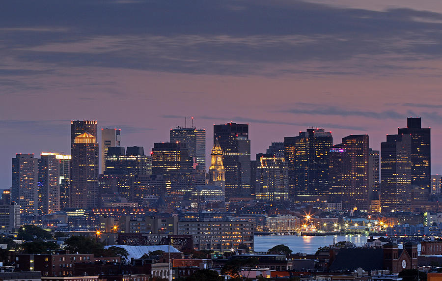 Boston Nights Photograph by Juergen Roth