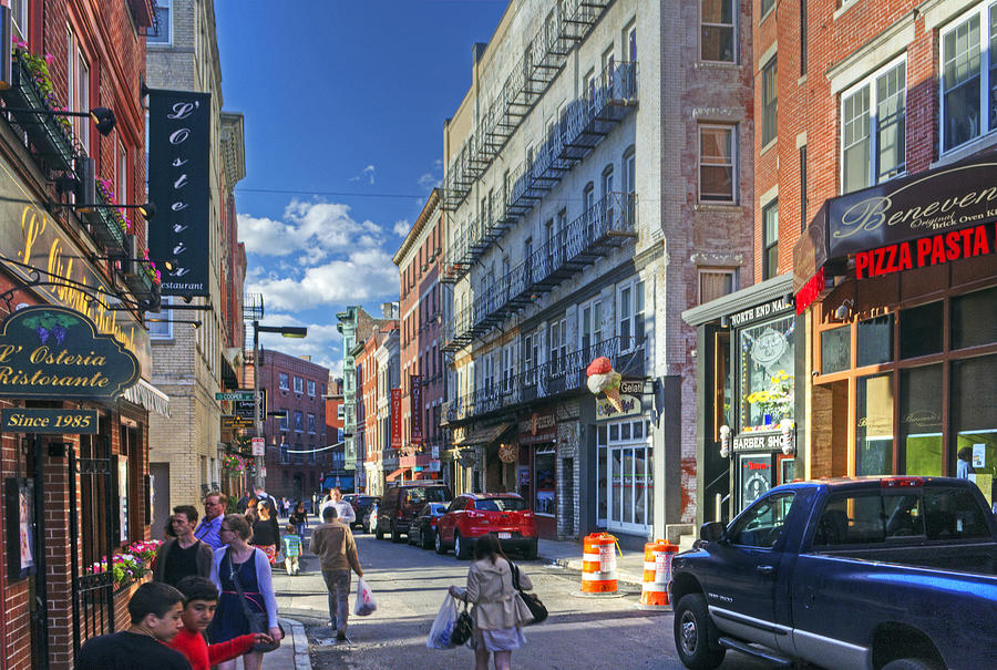 Boston North End Photograph by Chuck Bryant - Fine Art America