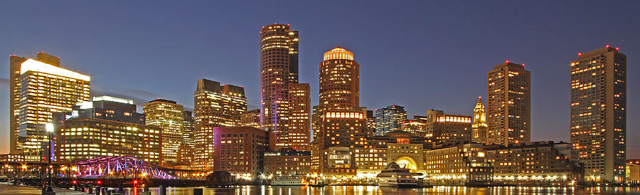 Boston Panoramic Photograph by Juergen Roth