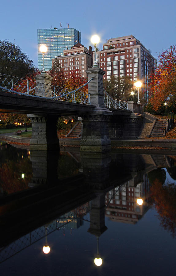 Boston Public Garden Lagoon Bridge Photograph by Juergen Roth