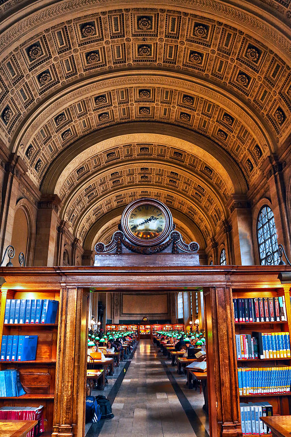 Boston Public Library Photograph by Mitch Cat