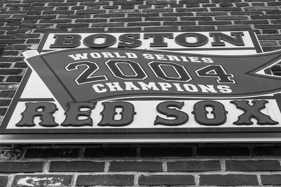 Boston Red Sox 2004 World Series Champions  Photograph by John McGraw