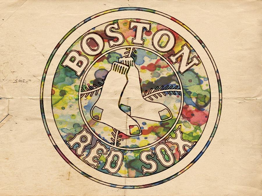 Boston Red Sox Poster Painting by Florian Rodarte