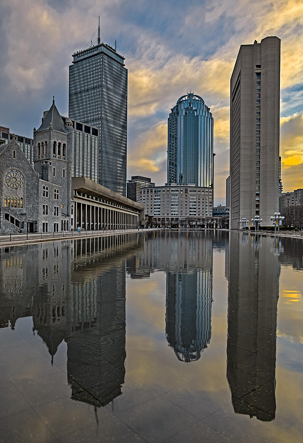 Boston Reflections Photograph by Susan Candelario