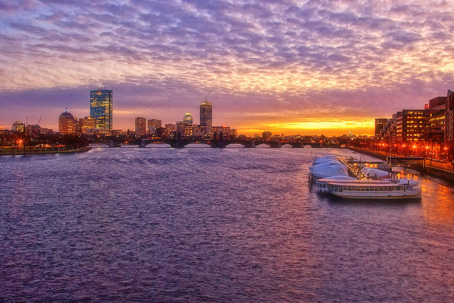 Boston Sky Photograph by Joann Vitali
