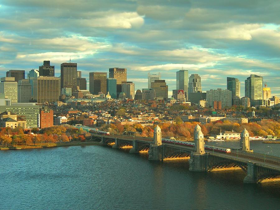 Boston Skyline 201 Photograph by Movie Poster Prints