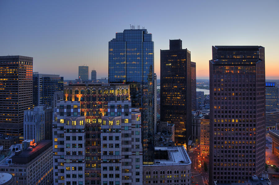 Boston Skyline - Financial District Photograph by Joann Vitali
