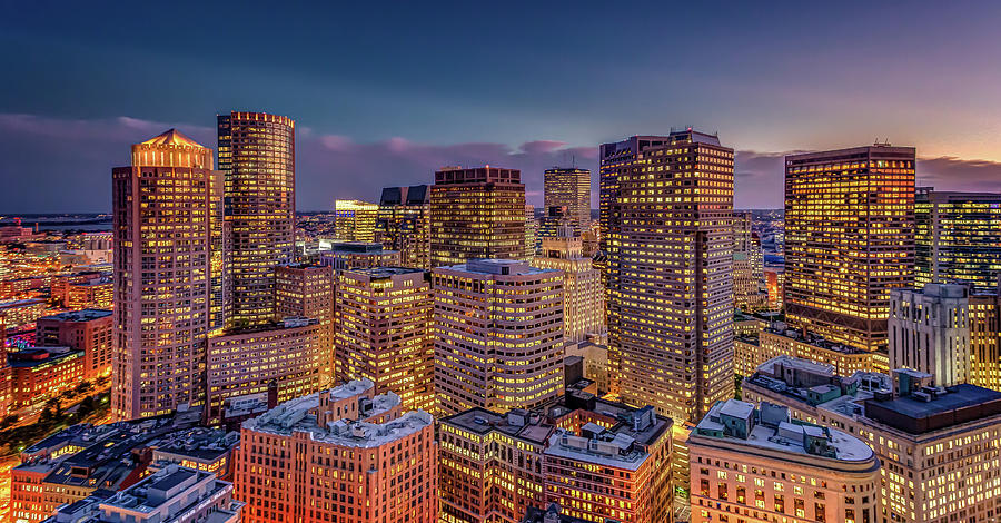 Boston Skyline Photograph by (c) Swapan Jha