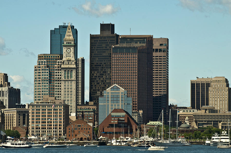 Boston Skyline Photograph by Caroline Stella