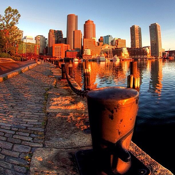 Boston Photograph - Boston Skyline From Fan Pier by Joann Vitali